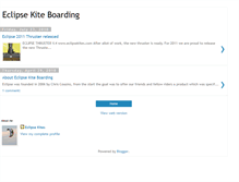Tablet Screenshot of eclipsekiteboarding.blogspot.com