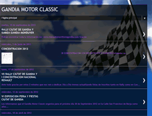 Tablet Screenshot of gandiamotorclassic.blogspot.com