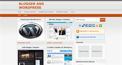 Desktop Screenshot of bloggerandwordpress.blogspot.com