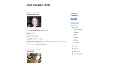 Desktop Screenshot of cool-russian-girls.blogspot.com