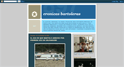 Desktop Screenshot of cronicasbartoleras.blogspot.com