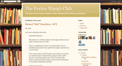 Desktop Screenshot of evelynwaughclub.blogspot.com