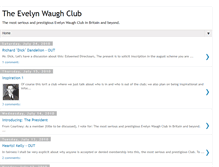 Tablet Screenshot of evelynwaughclub.blogspot.com