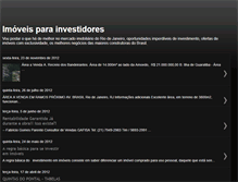 Tablet Screenshot of imoveisparainvestidor.blogspot.com