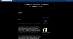 Desktop Screenshot of paranoia-ficcion.blogspot.com