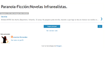 Tablet Screenshot of paranoia-ficcion.blogspot.com