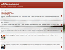 Tablet Screenshot of lutficreativesystems.blogspot.com