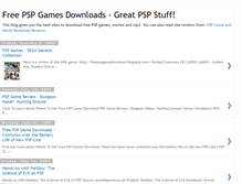 Tablet Screenshot of freepspgamesdownload.blogspot.com