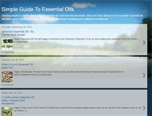 Tablet Screenshot of essentialoilsguide.blogspot.com