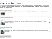 Tablet Screenshot of caseyinnorthernireland.blogspot.com