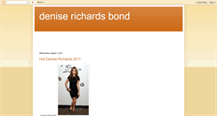 Desktop Screenshot of deniserichardsbond.blogspot.com