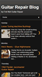 Mobile Screenshot of fretnotguitarrepair.blogspot.com