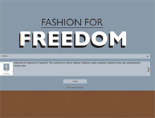 Tablet Screenshot of fashionforfreedomuk.blogspot.com