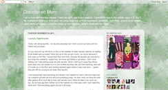 Desktop Screenshot of disorderedmom.blogspot.com