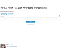 Tablet Screenshot of hireatypist.blogspot.com