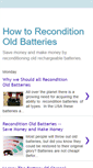 Mobile Screenshot of howtoreconditionoldbatteries.blogspot.com