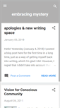 Mobile Screenshot of embracingmystery.blogspot.com