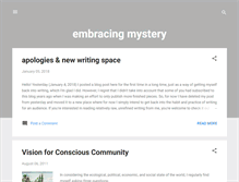 Tablet Screenshot of embracingmystery.blogspot.com