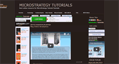 Desktop Screenshot of microstrategy-tutorials.blogspot.com