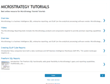 Tablet Screenshot of microstrategy-tutorials.blogspot.com