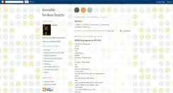Desktop Screenshot of loveablebrokenhearts.blogspot.com