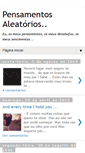 Mobile Screenshot of meus-pensamentos-aleatorios.blogspot.com