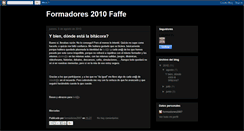 Desktop Screenshot of formadores2010faffe.blogspot.com