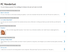 Tablet Screenshot of pcwanderlust.blogspot.com