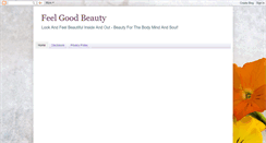 Desktop Screenshot of feelgoodbeauty.blogspot.com