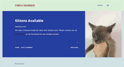 Desktop Screenshot of fireflyburmese.blogspot.com