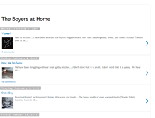 Tablet Screenshot of boyersathome.blogspot.com