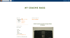 Desktop Screenshot of my-coachie-bagg.blogspot.com