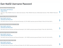 Tablet Screenshot of esetnod32userpassword.blogspot.com