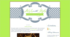 Desktop Screenshot of aislewithstyle.blogspot.com