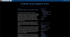 Desktop Screenshot of hitmanntalks.blogspot.com