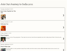 Tablet Screenshot of joinourjourneytoindia2011.blogspot.com