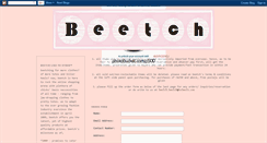 Desktop Screenshot of beetchbeetch.blogspot.com