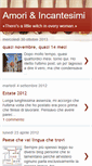 Mobile Screenshot of amorieincantesimi.blogspot.com