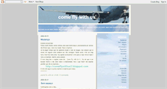 Desktop Screenshot of comeflywithus.blogspot.com