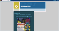 Desktop Screenshot of neopets-dicas.blogspot.com