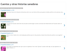 Tablet Screenshot of cuentosyotrashistoriassanadoras.blogspot.com