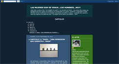 Desktop Screenshot of lasmujeresdevenusyloshombresno.blogspot.com