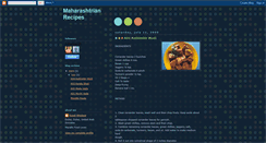 Desktop Screenshot of marathirecipes.blogspot.com