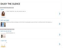 Tablet Screenshot of noddenjoythesilence.blogspot.com