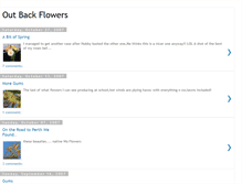 Tablet Screenshot of outbackflowers.blogspot.com