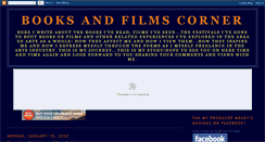 Desktop Screenshot of booksandfilmscorner.blogspot.com