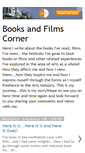 Mobile Screenshot of booksandfilmscorner.blogspot.com