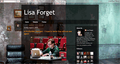 Desktop Screenshot of lisaforget.blogspot.com