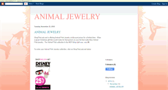 Desktop Screenshot of animal-jewelry.blogspot.com