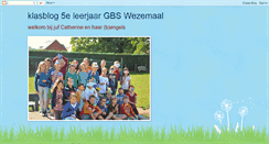 Desktop Screenshot of klas5gbswezemaal.blogspot.com